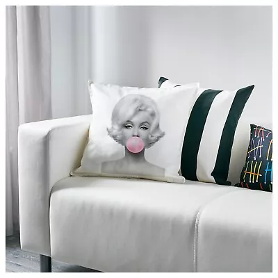 Marilyn Monroe With Bubble Gum Decorative Accent Pillow Cushion Cover Home 20  • £43.39