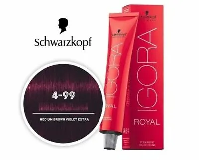 Schwarzkopf Igora Royal 4-68 Medium Brown Chocolate  1 Tube New Tint • £7.45