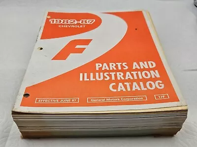 1982 To 1987 GM Chevrolet Camaro F Body Parts Illustration Catalog 17F - Pls Rd • $49.99