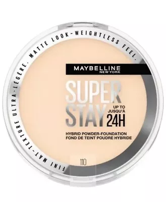 Maybelline Super Stay Powder Foundation Makeup Soft-Matte Finish 110 0.21 Oz • $11.04