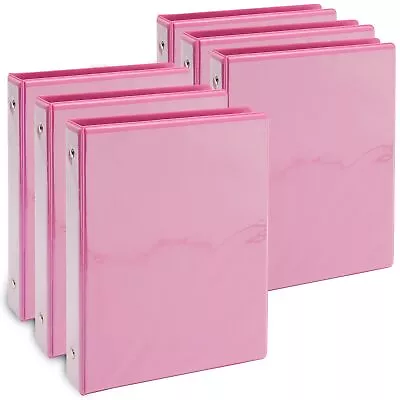 6x Mini 3 Ring Binder For 5.5 X 8.5  Paper For Organizing Notes Office Supplies • $25.99