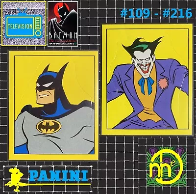 1993 Panini Batman Animated Series Sticker Cards - Pick Choose Base #s 109 - 216 • $1.25