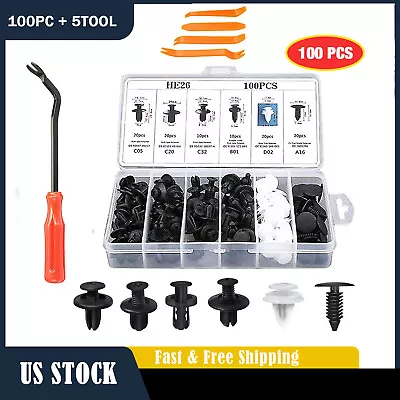 For Honda Auto 105 Box Set Bumper Fender Liner Push Type Retainer Clips Fastener • $10