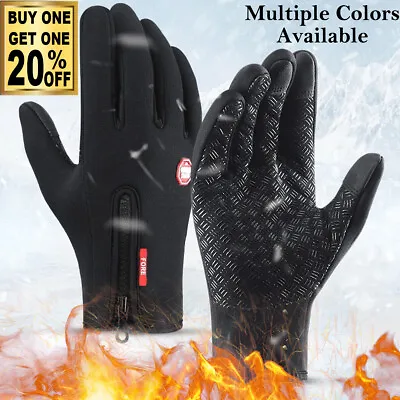Thermal Windproof Waterproof Winter Gloves Touch Screen Warm Mittens Men Women • $8.99