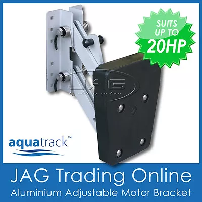 Heavy Duty Aluminium Marine Outboard Auxiliary Boat Motor Bracket 7.5hp-20hp • $142.95