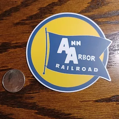 Ann Arbor Railroad Laminated Die-cut Vinyl Sticker • $5