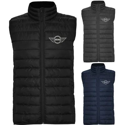 Mini Cooper Sleeveless Jacket Gilet Vest Sport Embroidered Logos Tuning Racing • $46.98