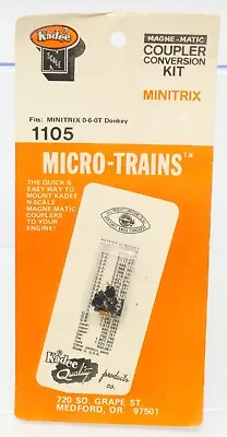 Kadee 1105 Magne-Matic Coupler Conversion Kit Minitrix 0-6-0T Donkey N Scale • $9.95