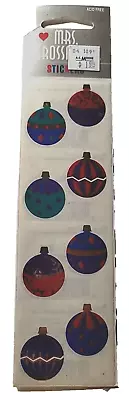 Mrs Grossman's Stickers Foil Reflections Ornaments Christmas Decor USA NOS VTG • $8.98