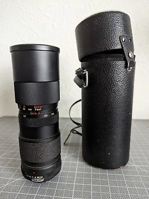 Vivitar 85-205mm F/3.8 Auto Tele-Zoom Lens Tested! For NIKON W/ Case! Vintage • $15