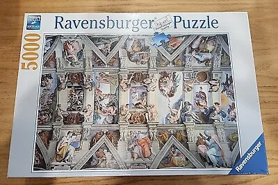 RAVENSBURGER SISTINE CHAPEL 5000 PC. JIGSAW PUZZLE 2014 Approx. 60 X 40 In. New • $75