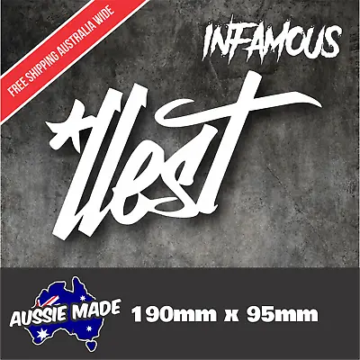 Illest Graffiti Cool JDM Car Vinyl Decal Sticker 4X4 Boys Forever Wild Drift • $7.30