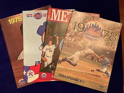 1975-78 New York Mets Yearbooks (4) • $50