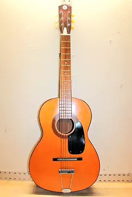 Vintage SR Sears Roebuck 6 String Acoustic Parlor Guitar Blond 1960's • $74.99