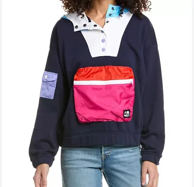 New Balance X Staud Colorblock Pullover Sweatshirt Sz XS • $50