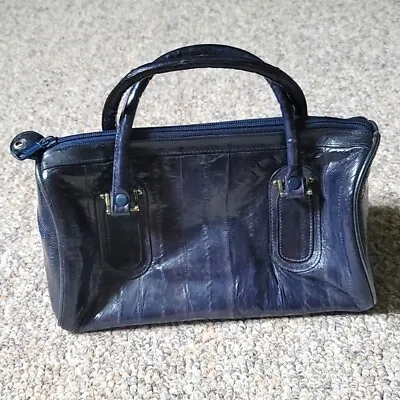 Vintage Genuine Eel Skin Mini Bag Made In Korea • $61.79