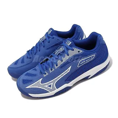 Mizuno Gate Sky Plus 3 Wide Blue White Men Badminton Shoes Sneakers 71GA2340-26 • $79.99