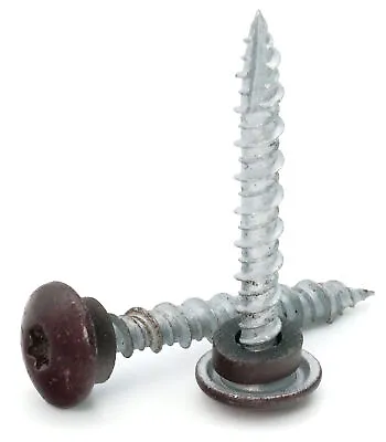 #10 Torx Low Profile Roofing Screws Mechanical Galvanized | Burgundy Finish • $339