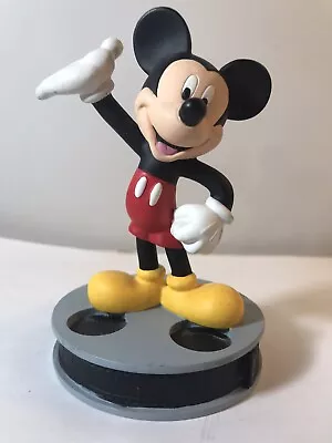 VTG Disney Mickey Mouse On Movie Film Reel Statue Figurine 1999 Applause 4 1/2” • $7.50