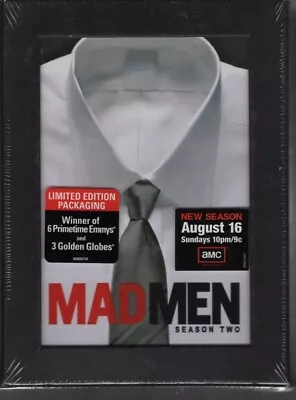 Mad Men Season 2 (DVD 2009 4-Disc Set) Limited Edition Packaging NEW FREE SHIP • $5.99