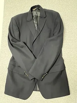 NAUTICA Blazer Mens 2 Button Navy Blue Wool Suit Jacket  • $39