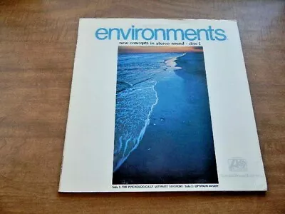 LP-ENVIRONMENTS-Disc 1 Seashore & Aviary 1969 SyntonicResearch  • $8.99