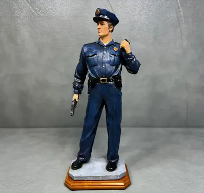 Vanmark Blue Hats Of Bravery  To Protect And Serve  Policeman Figurine 14  • $29.95