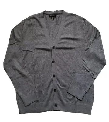 Banana Republic Luxury Blend Men's Grey Cardigan Size Large • $29.79