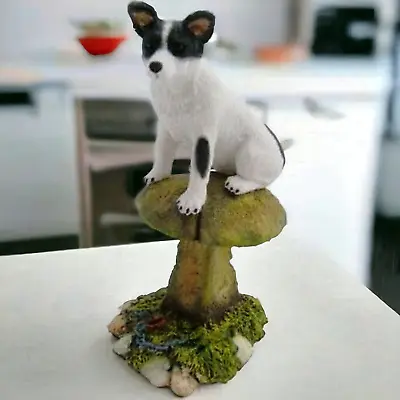 Jack Russell Dog Ornament Figurine Farm Animal Collection Small Sculpture • £17.95