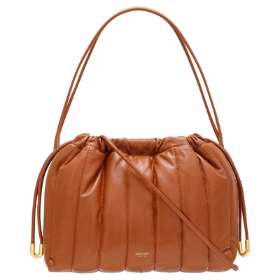 $189 • Buy OROTON QUILTED LEATHER DAY BAG In Light Spice RRP$369