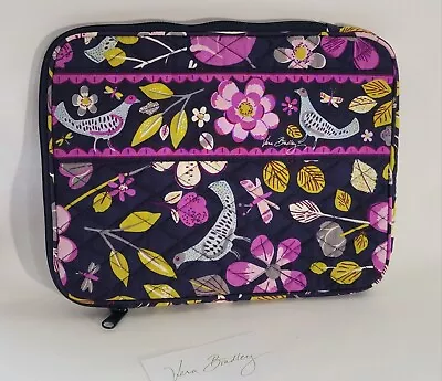 Vera Bradley Tablet Padded Sleeve I Pad E Reader Floral Nightingale Pouch • $9.44