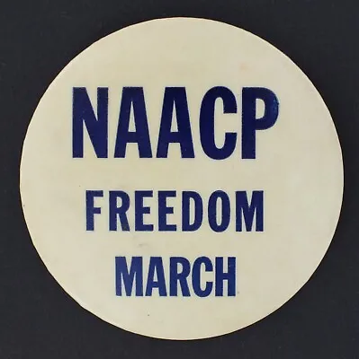 Martin Luther King NAACP 1963 Washington DC I Have A Dream 3  Freedom March Pin • $699