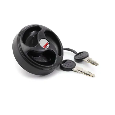 £16.99 • Buy Black Zadi Locking Water Tank Inlet Filler Cap 78mm 3x Lugs Motorhome Caravan VW