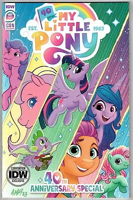 My Little Pony 40th Anniversary Celebration #1-con Exclusive Tony Fleecs Variant • $29.99