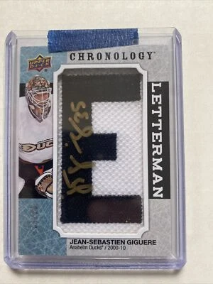 $22.80 • Buy 2018-19 Upper Deck Chronology - Letterman Patches Letter Relics 2019-20 Upper...