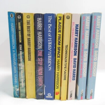 Harry Harrison 10x Paperback Sci-Fi Book Bundle Job Lot - 1980s & 90s Vintage • £24.99