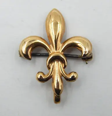 Vintage Fleur De Lis Pin / Medal Or Small Watch Holder 1/20 - 12k Gold Filled • $29.99