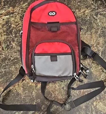 Moog Mini Backpack Enteral Feeding 1200 Ml Bag Red/Gray Black Trim  • $65