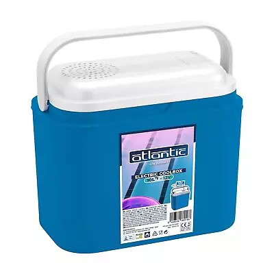 1x Blue 10L 12V Electric Cool Box Small Insulated Camping Picnic Food Cooler • £34