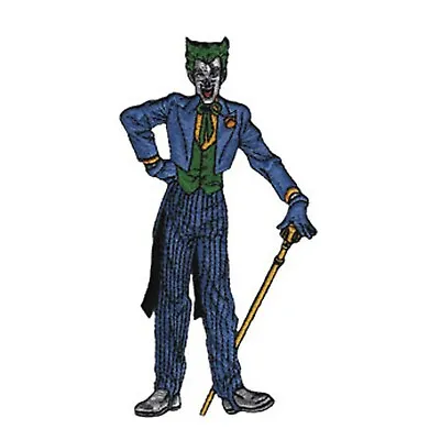 Joker Standing Embroidered Iron On Patch - Batman Villain  -  057-C • $7.95
