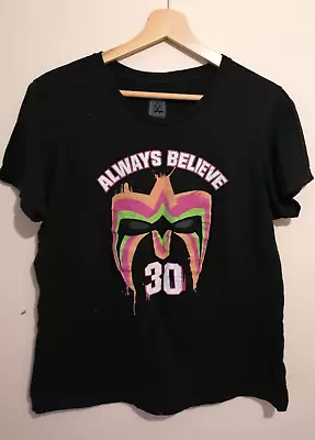 The Ultimate Warrior Retro WWE T-Shirt Wrestling Shirt Always Believe Small 38  • £8.60