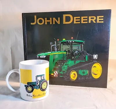 John Deere Tractor Nothing Runs Like A Deere Coffee Cup Mug Gibson AND Book • £15.36