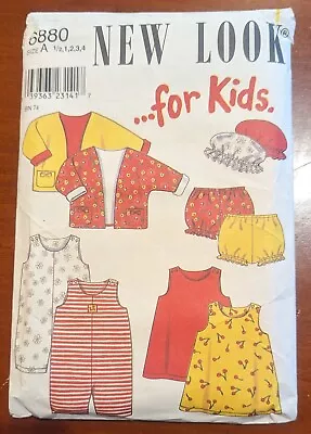 Vintage Simplicity Printed Sewing Pattern New Look For Kids 6880 Size A • $7.95