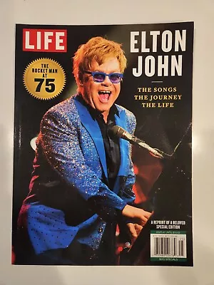 2022 ELTON JOHN Turns 75 LIFE Special Edition ROCKET MAN The Songs The JOURNEY • $10