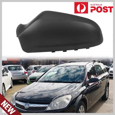 Left Passenger Side Mirror Cover Cap Matte Black For Holden Astra (AH) 2005-2009 • $16.98