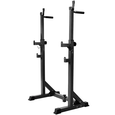 Everfit Weight Bench Squat Rack Adjustable Home Gym Equipment 300KG Capacity • $84.95