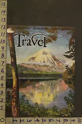 1932 Mt St Helen Washington Cascade Spirit Lake Travel Mag Origin Cover Art Vz51 • $24.95