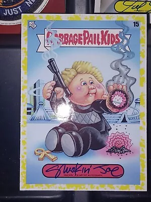 Garbage Pail Kids Joe Simko Autograph Yellow Border Intergoolactic Mayhem  • $29.99