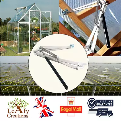 £14.49 • Buy Leafy Creations Double Spring Black/Silver Greenhouse Automatic Window Opener. 
