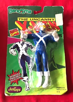 1991 JUST TOYS BEND-EMS MARVEL THE UNCANNY X-MEN CYCLOPS New Sealed • $11.04